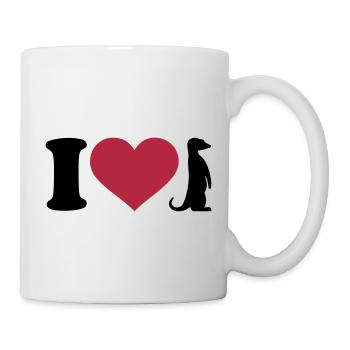 I love Meerkat - Mug - white - Right
