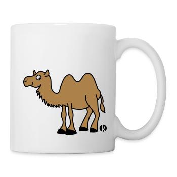 Kamel - Tasse - Weiß - Rechts