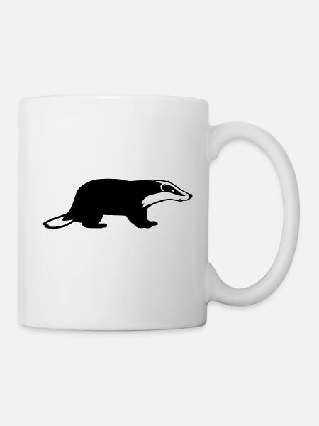 Blaireau - Mug blanc - blanc
