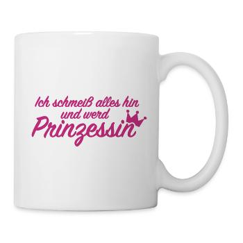 Prinzessin - Tasse - Weiß - Rechts