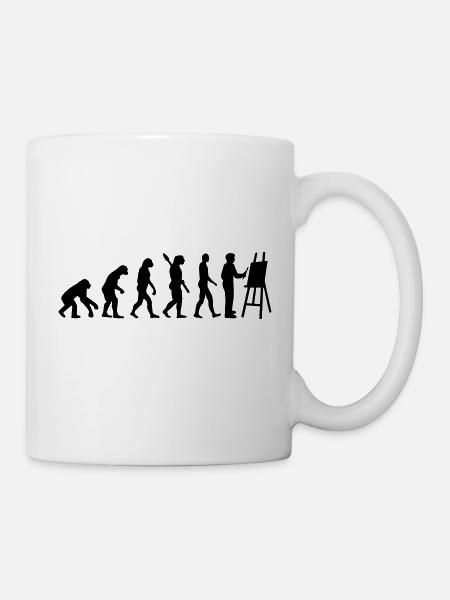 Maler - Tasse - Weiß