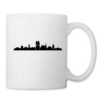 Skyline Weimar - Tasse - Weiß - Rechts