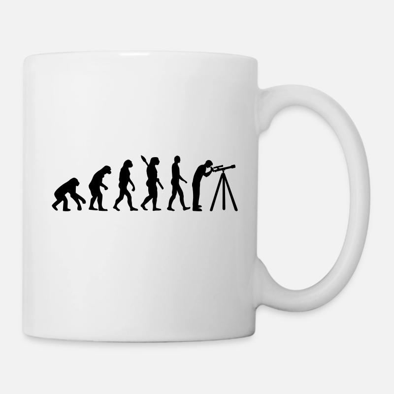 Évolution Astronomie - Mug blanc - blanc