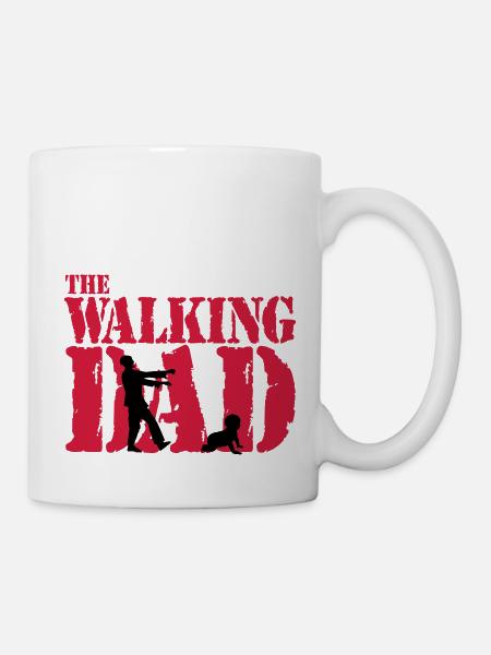 WALKING DAD - Tasse - Weiß