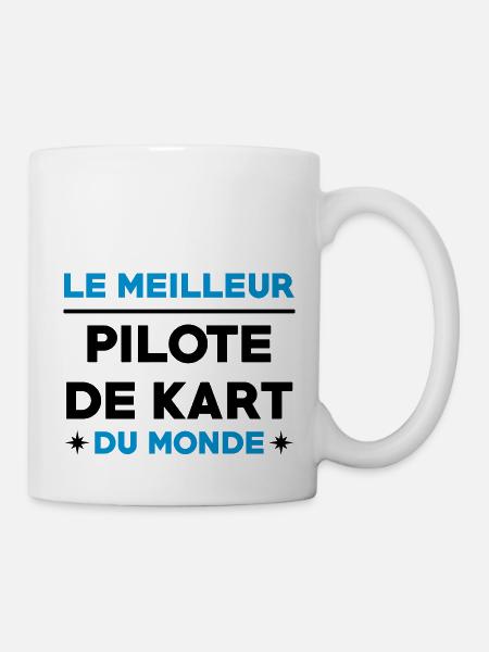 Karting / Kart / Automobile / Sport / Voiture - Mug blanc - blanc