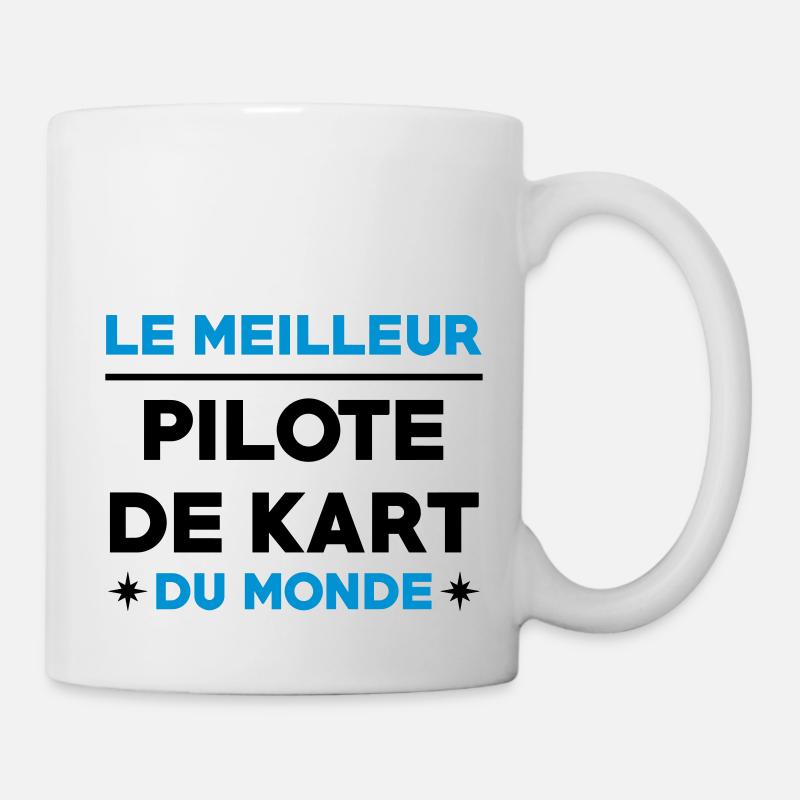 Karting / Kart / Automobile / Sport / Voiture - Mug blanc - blanc