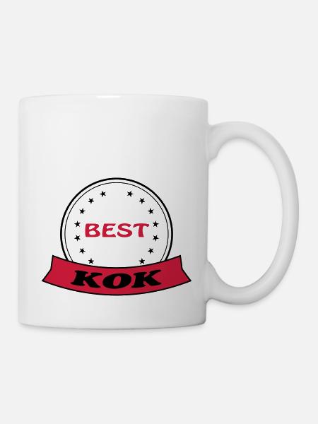 Best kok - Tasse - Weiß