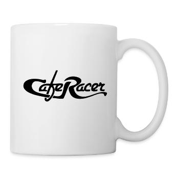 Moto café racer - Mug blanc - blanc - Droite