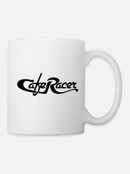 Moto café racer - Mug blanc - blanc