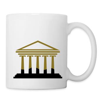 athen_gebaeude_2 - Mug - white - Right