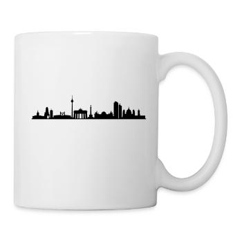 Skyline Berlin - Tasse - Weiß - Rechts