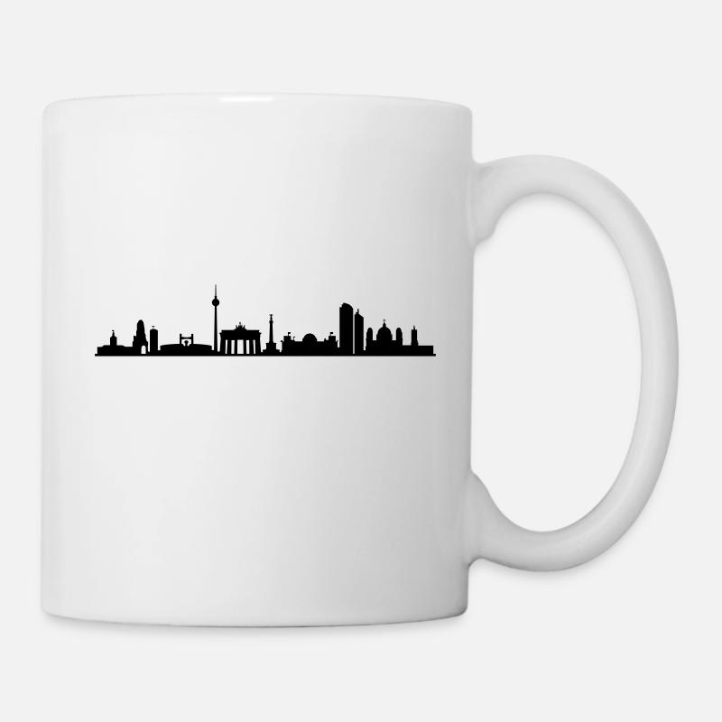 Skyline Berlin - Tasse - Weiß