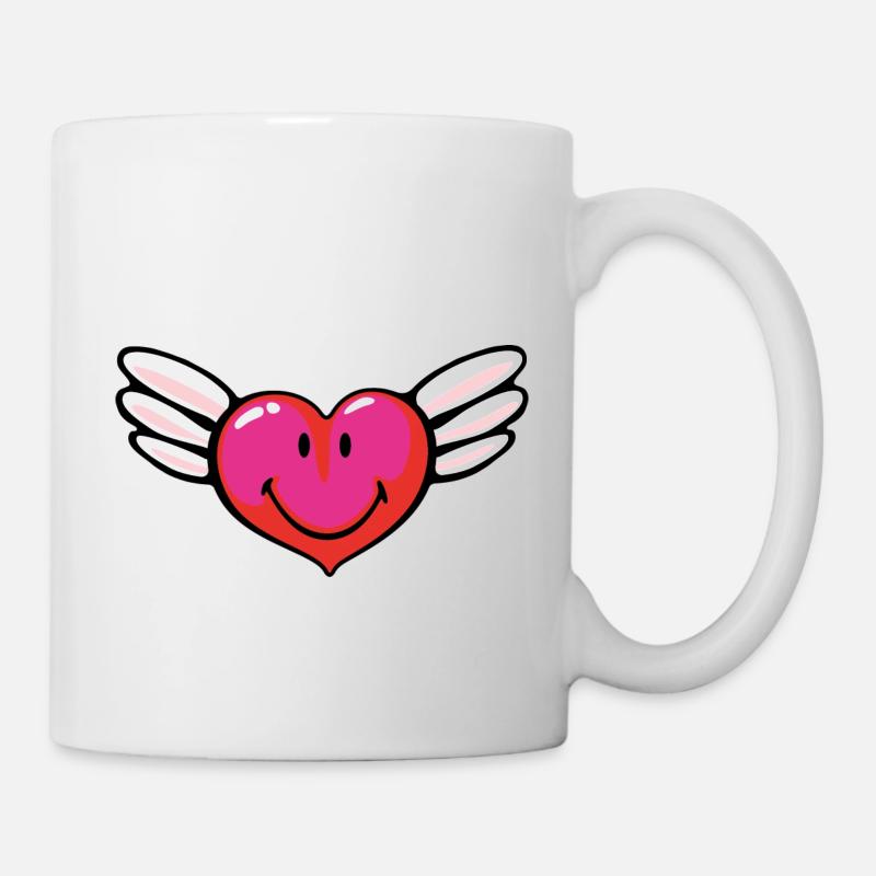 Smiley Love Angel - Tasse - Weiß