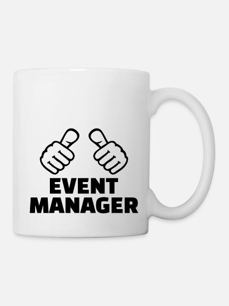 Event Manager - Tasse - Weiß
