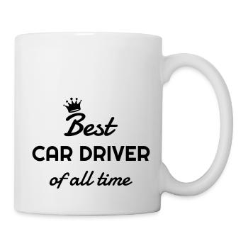 Fahrer Fahren Sport Auto Spieler - Tasse - Weiß - Rechts