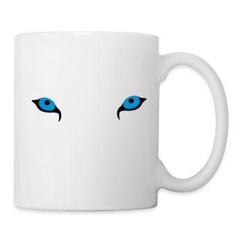 Husky - Huskyaugen - Tasse - Weiß - Rechts