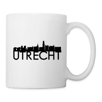 Idée cadeau skyline Utrecht Pays-Bas - Mug blanc - blanc - Droite