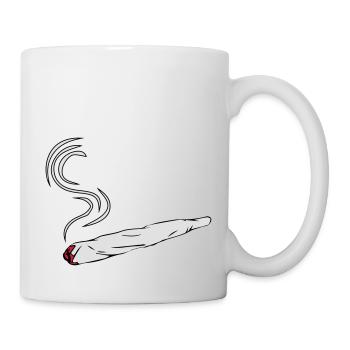 Kiffen joint design - Mug - white - Right