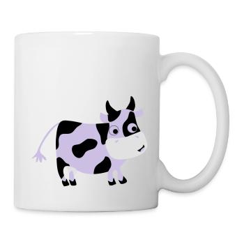 Lustige Kuh Luise - Bauernhof - Mug - white - Right