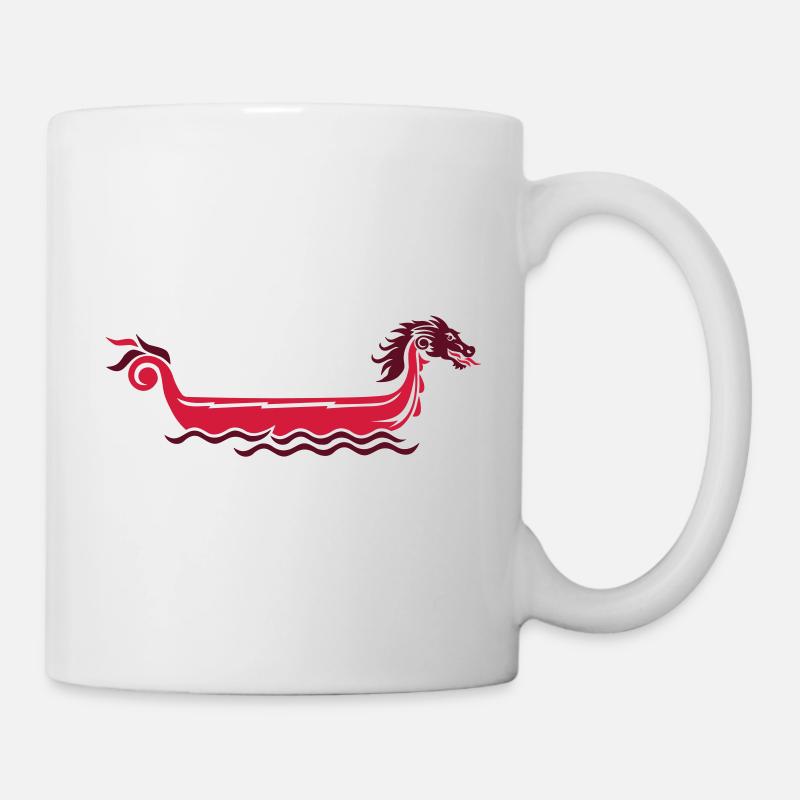 Drachenboot - Tasse - Weiß