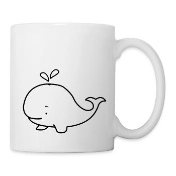 suesser_wal_01 - Tasse - Weiß - Rechts
