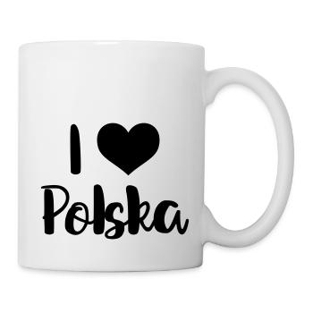 I love Polska - Mug blanc - blanc - Droite