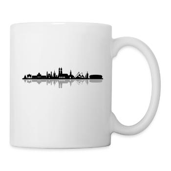 Skyline - München - Tasse - Weiß - Rechts