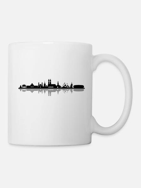 Skyline - München - Tasse - Weiß