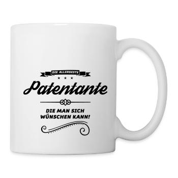 patentante allerbeste design - Tasse - Weiß - Rechts