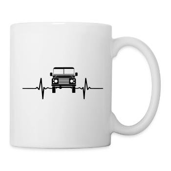 Heart beat Landy - Mug - white - Right