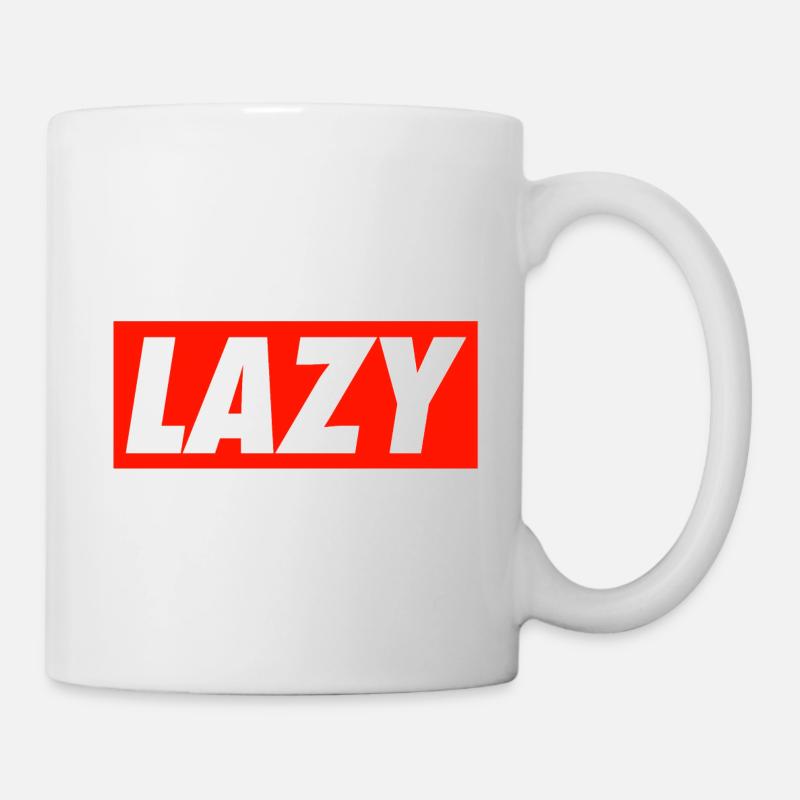 Lazy - Mug - white