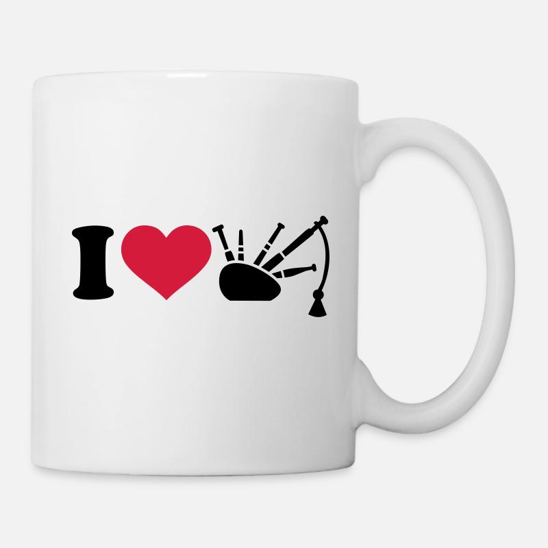 bagpipes - Mug - white