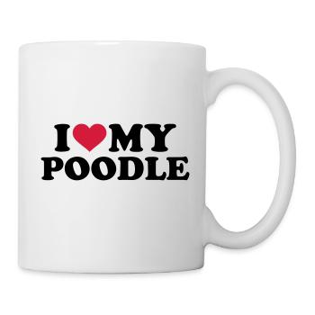 caniche - Mug blanc - blanc - Droite