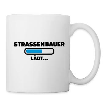 Straßenbauer - Tasse - Weiß - Rechts