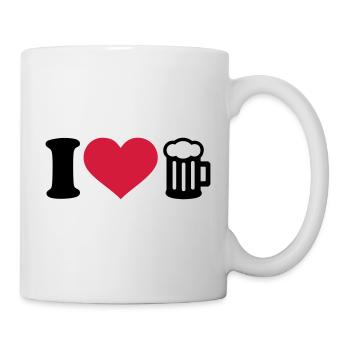 I love beer - Mug - white - Right