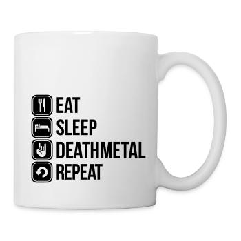 death métal - Mug blanc - blanc - Droite