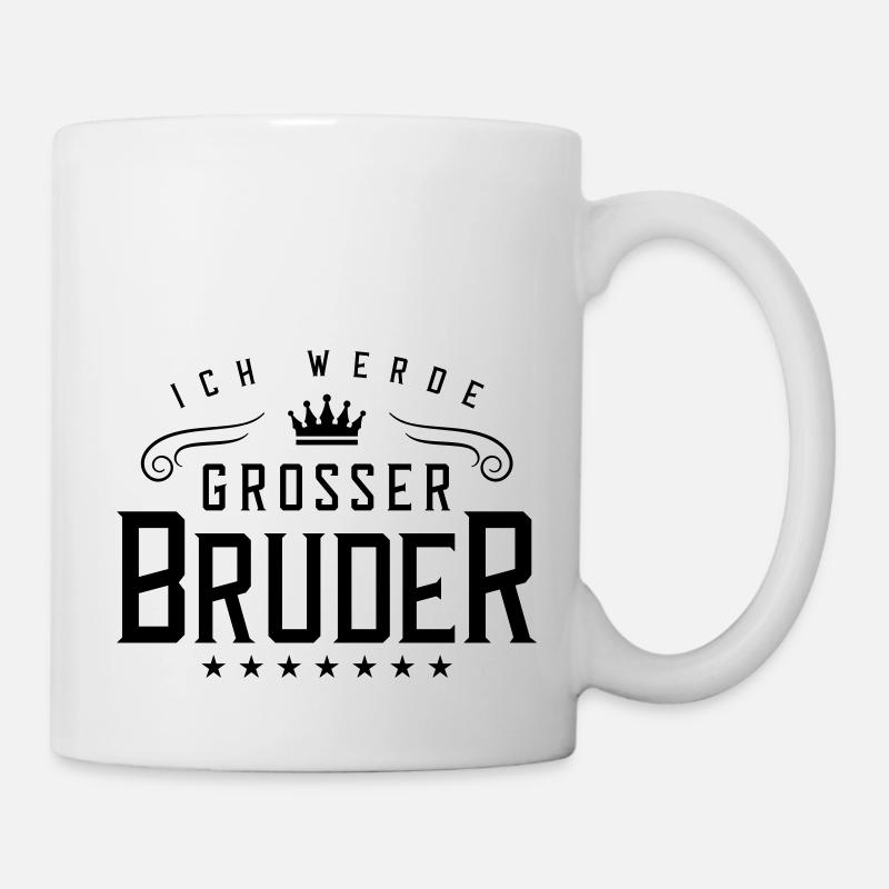 ich werde grosser bruder - Tasse - Weiß