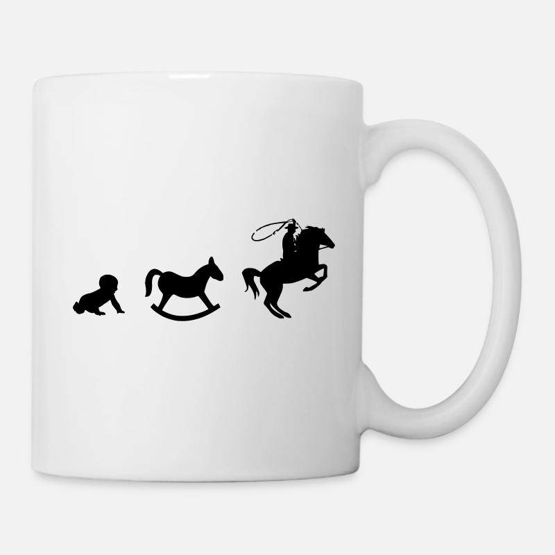 Way to Western Riding - Mug - white