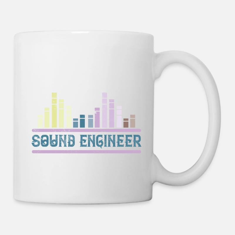 tontechniker - sound engineer - Tasse - Weiß