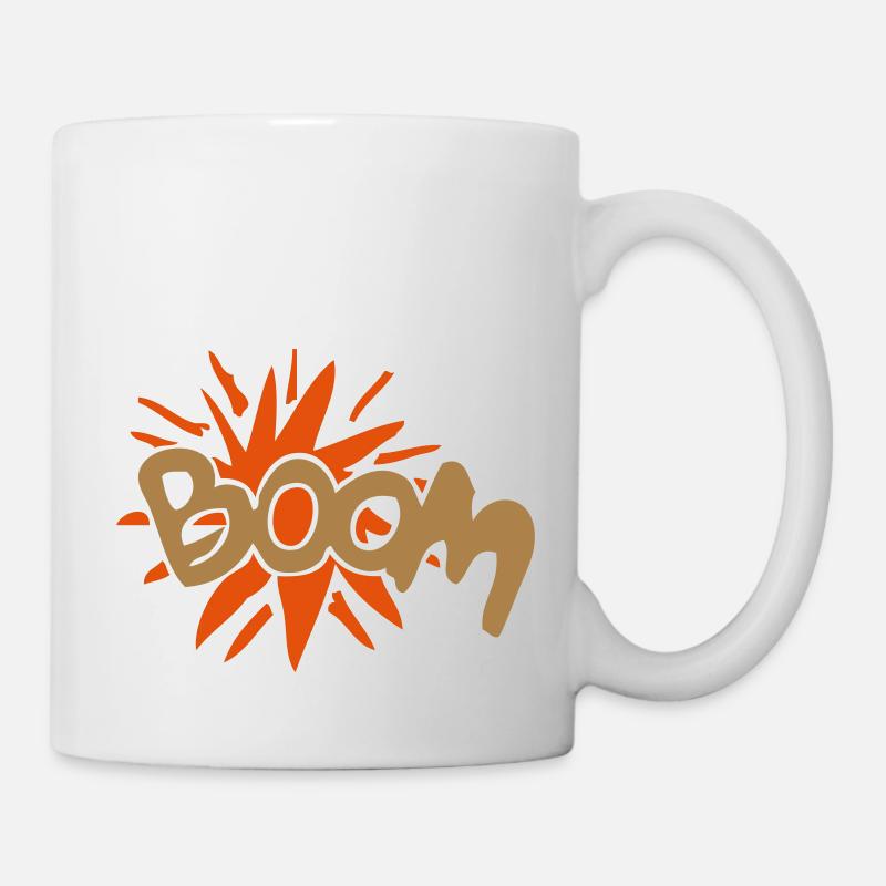 Explosion boom - Tasse - Weiß