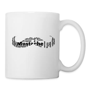 Mustache mustache - Mug - white - Right