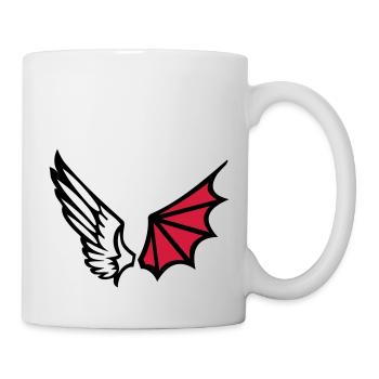 angel wings - Mug - white - Right