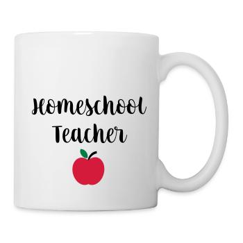 Homeschool Teacher - Tasse - Weiß - Rechts
