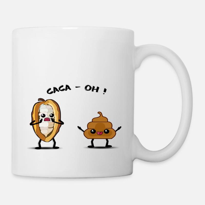 Merde-oh - Mug blanc - blanc