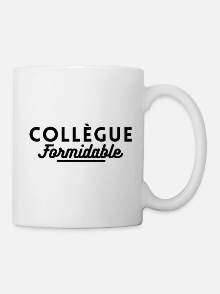 collègue formidable. cadeau pour collègue - Mug blanc - blanc