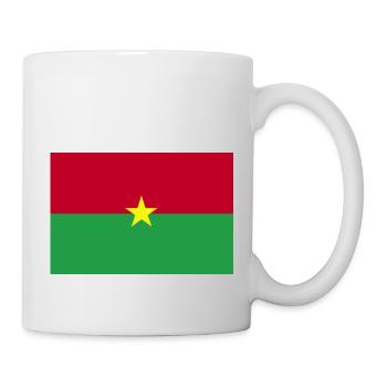 Burkina Faso flag - Mug - white - Right