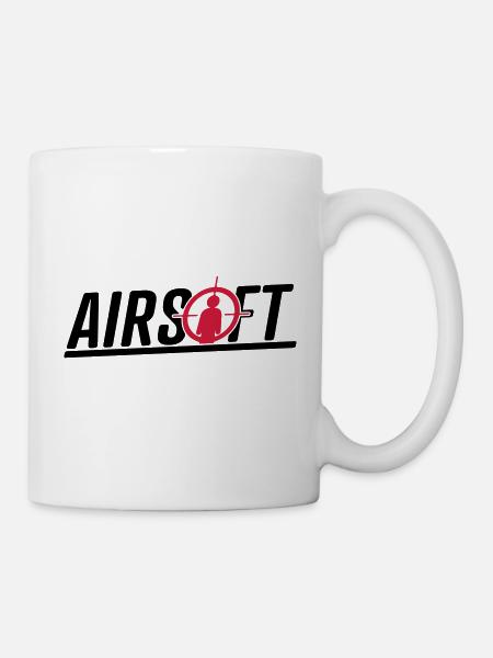 Airsoft - Tasse - Weiß