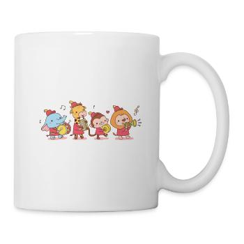 Cute Animals Music Band - Mug - white - Right