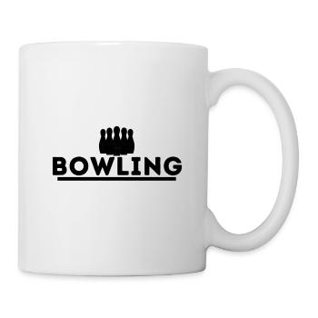 Bowling. Bowling Bowling T-Shirt - Tasse - Weiß - Rechts