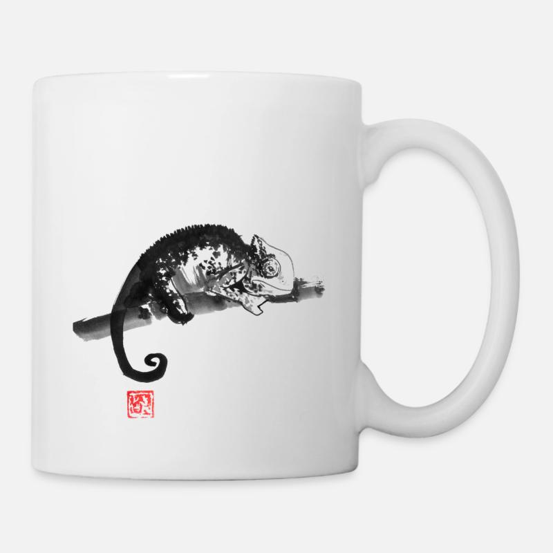Chamäleon - Tasse - Weiß